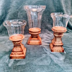 Southern Living At Home Kensington Hurricane Candle Holders