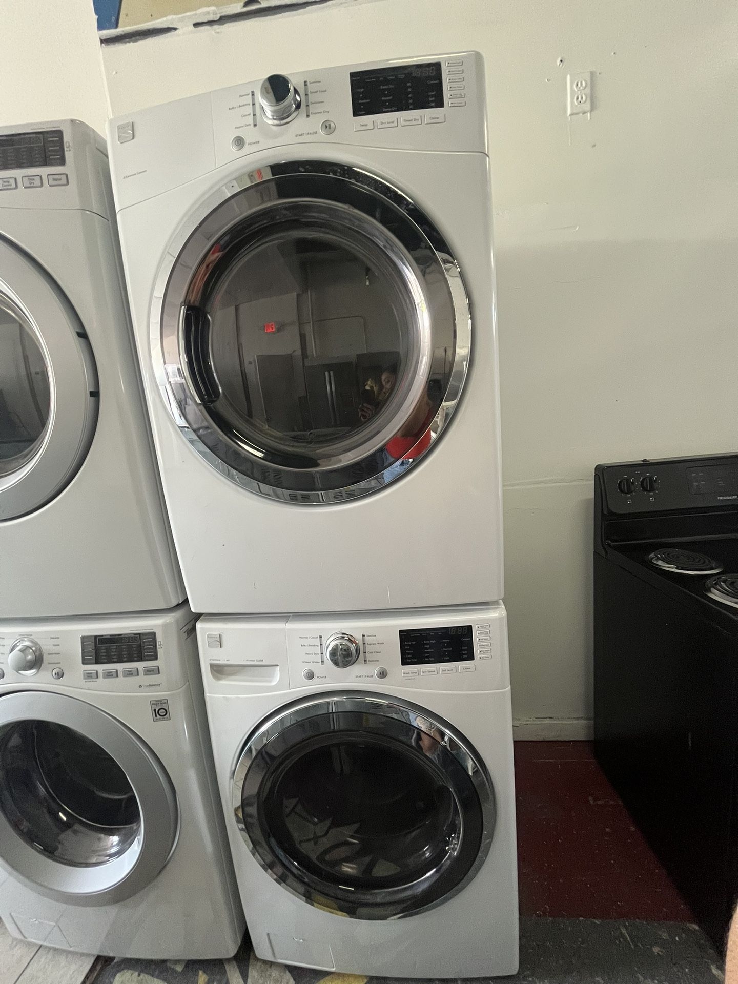 Washer And Dryer Kenmore White Great Condition 