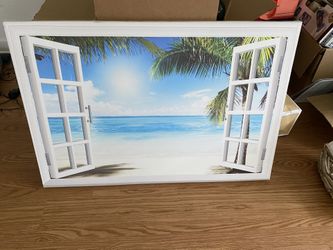 Ocean beach Picture Canvas