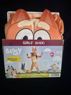 Bluey Bingo with Flappy Butterfly Girls Costume