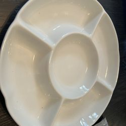 Chip And Dip Ceramic Platter 