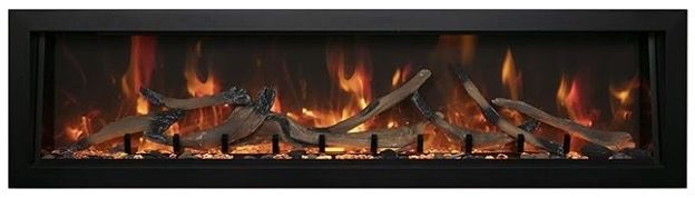 Install-ready Built-in 60 Inch Electric Fireplace