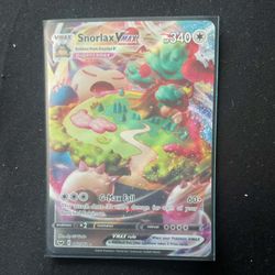 Pokémon Snorlax VMAX 142/202 Sword & Shield Ultra Rare Full Art Holo