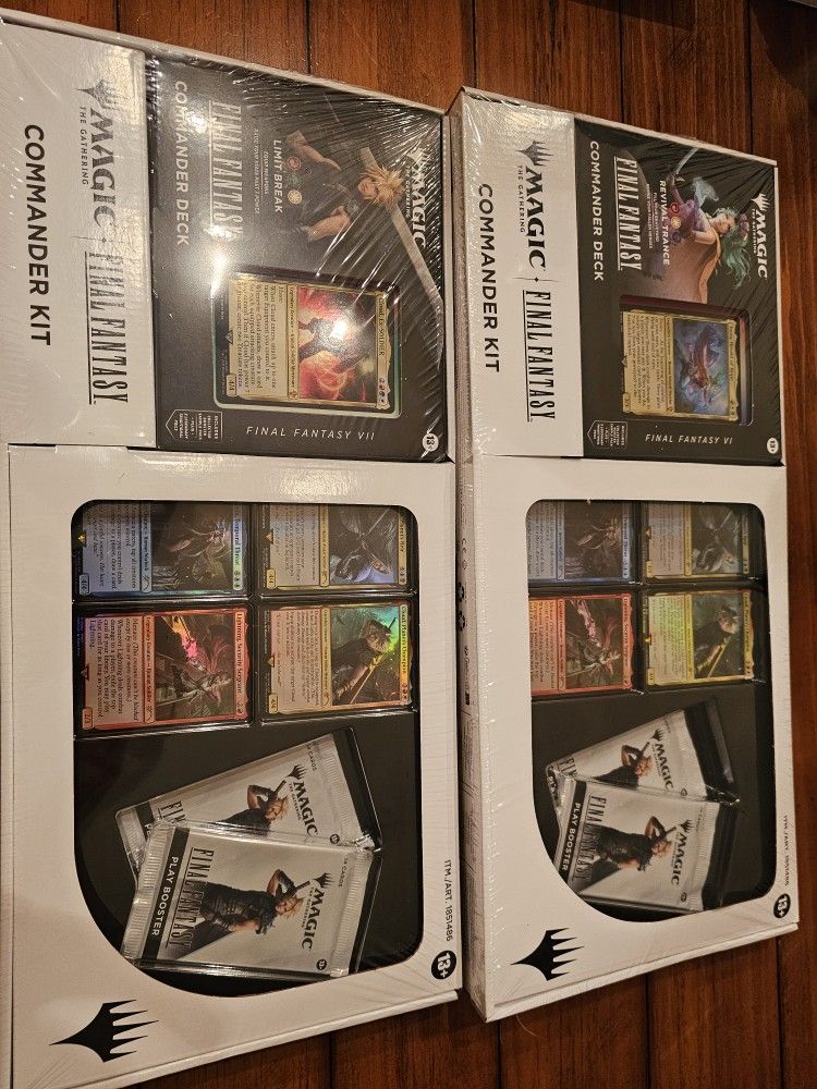Sealed MTG Final Fantasy Commander Kit