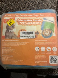 Dog enrichment toys set