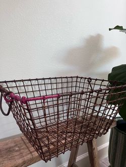 Rustic Beach Basket