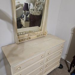 Dresser, Mirror, and Nightstand $100 obo