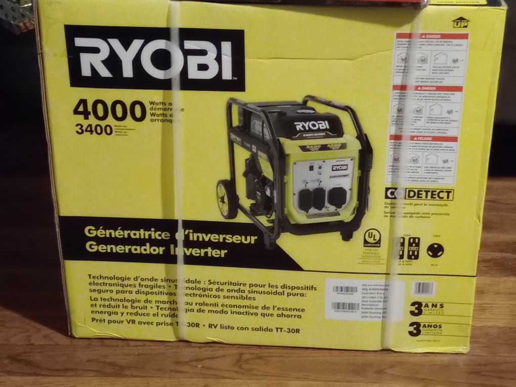 Ryobi Generator