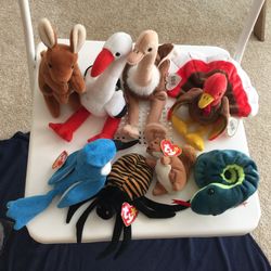 Ty Beanie Babies, 13 pieces