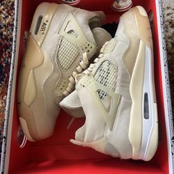 Jordan Retro 4 Offwhite Sail 
