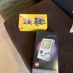 sealed lego game boy with mini knights castle set