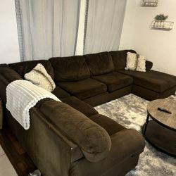 Brown Ashley Furniture Couches 