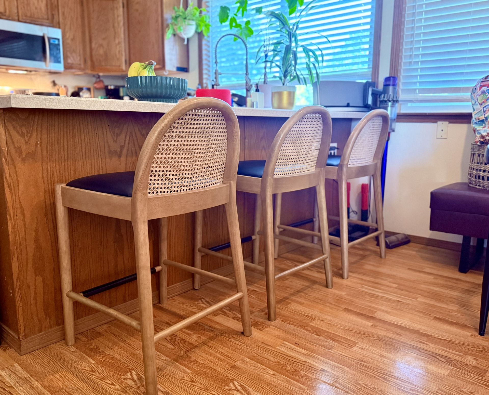 Cane Barstools