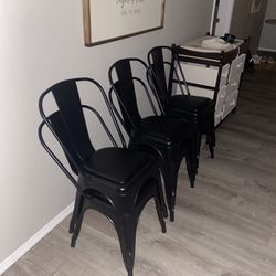 Black Metal Chairs