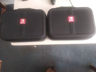 Nintendo switch cases both together