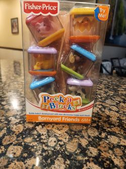 Barnyard Friends Peek A Blocks Fisher Price