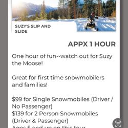 Leavenworth Snowmobile Tour Tickets