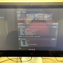 22” Hp All In One Touch Screen Desktop Computer