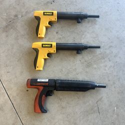 DeWalt Powder Actuated Tools + Ramset – Like New