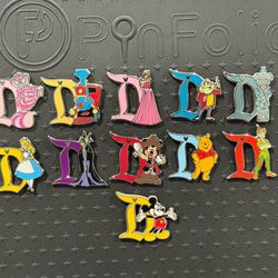 Hidden Mickey D Disney Pins