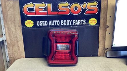 19 25 Jeep Wrangler LH Tail Light LED OEM.