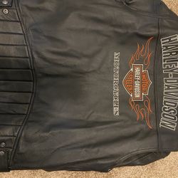 Leather Harley Davidson Jacket XL