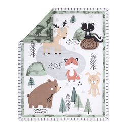 Nursery Crib Comforter - Woodland Camo