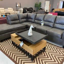 Ashley Navi Chestnut L sectional, livingroom set ONLY $39 Down NO credit NEEDED🔥$1099