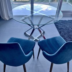 Glass Table and Chairs -MOVING SALE