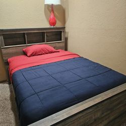 Full Bed Frame and Mattress 