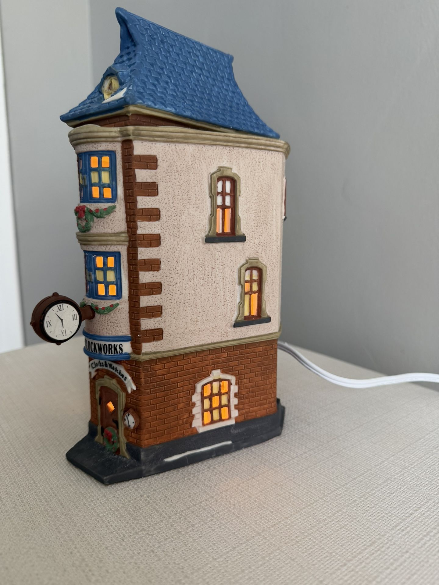 Heritage Village collection City clock Works  (Christmas in the city series )