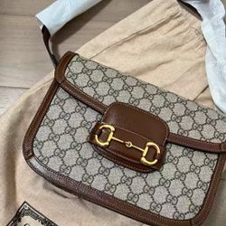 Brand New with Box GG Designer Fashion Horsebit 1955 Saddle Bag Can Crossbody Shoulder Bag