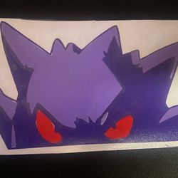 gengar pokemon decal 