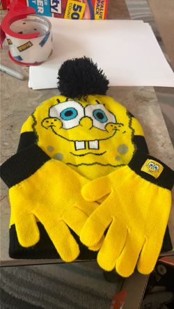 Kids SpongeBob SquarePants Kids Beanie and Gloves Set