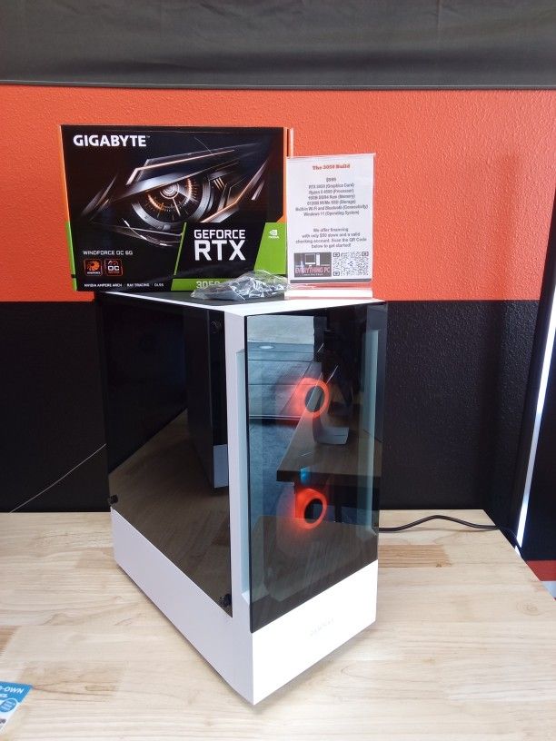 Custom Built RTX 3050. Only $50 Down With No Credit Needed Financing!