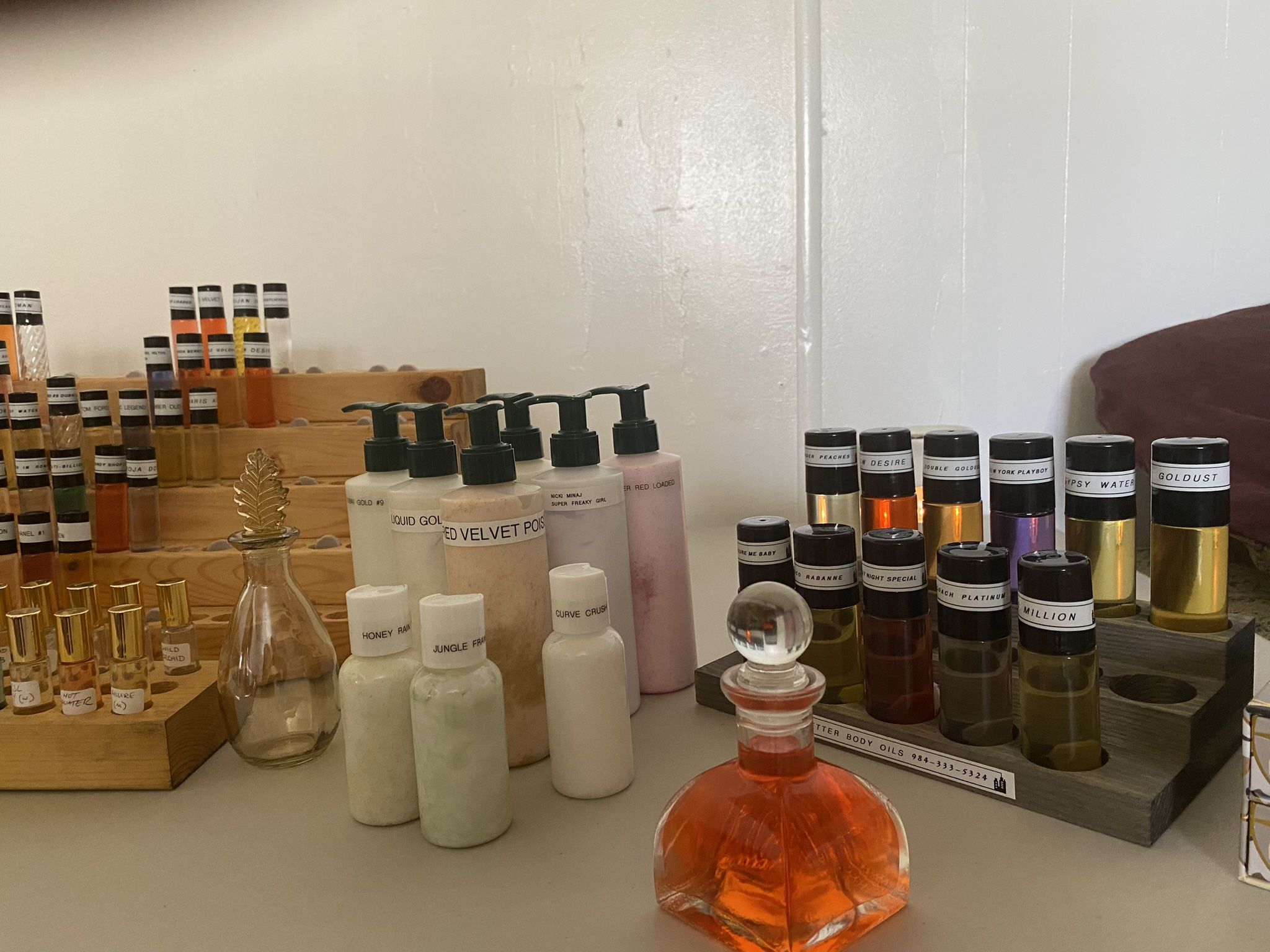 Body Oils And Scented Lotions