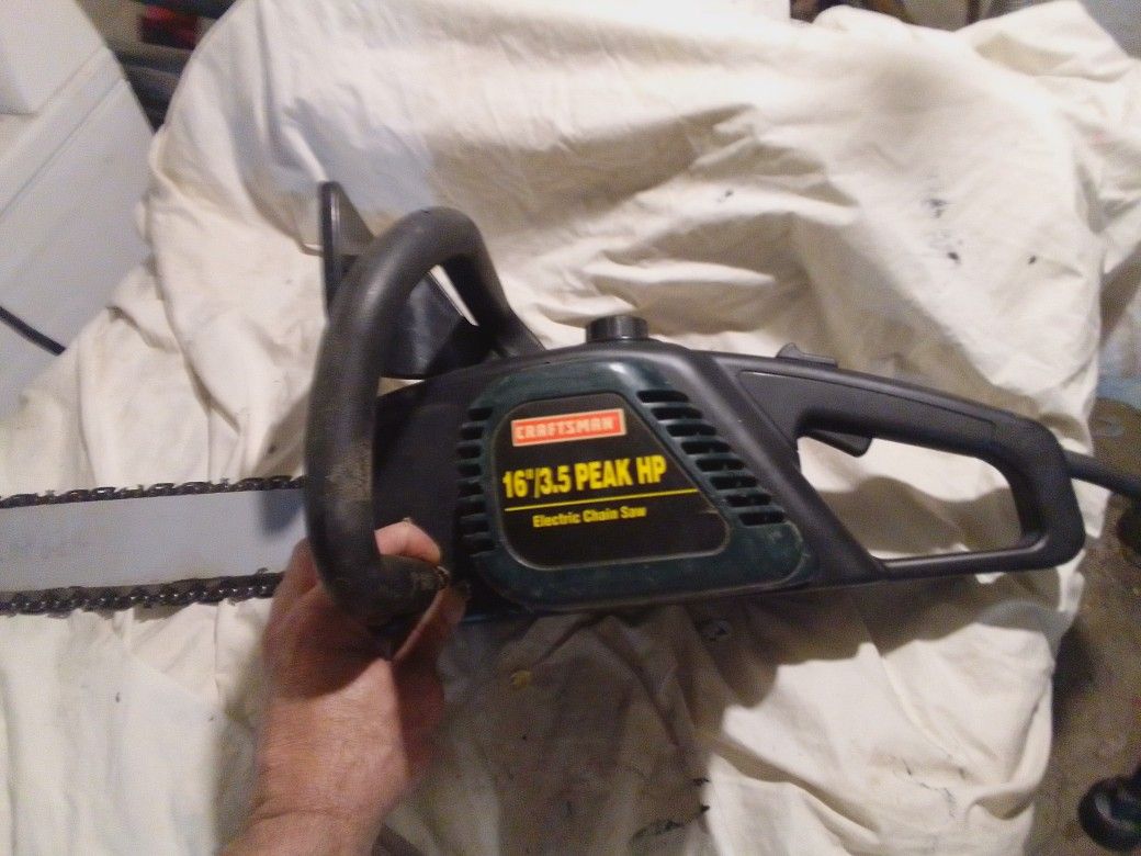 Craftsman 16 Inch Electric Chain Saw
