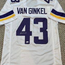 Andrew van Ginkel Minnesota Vikings Signed Jersey JSA COA