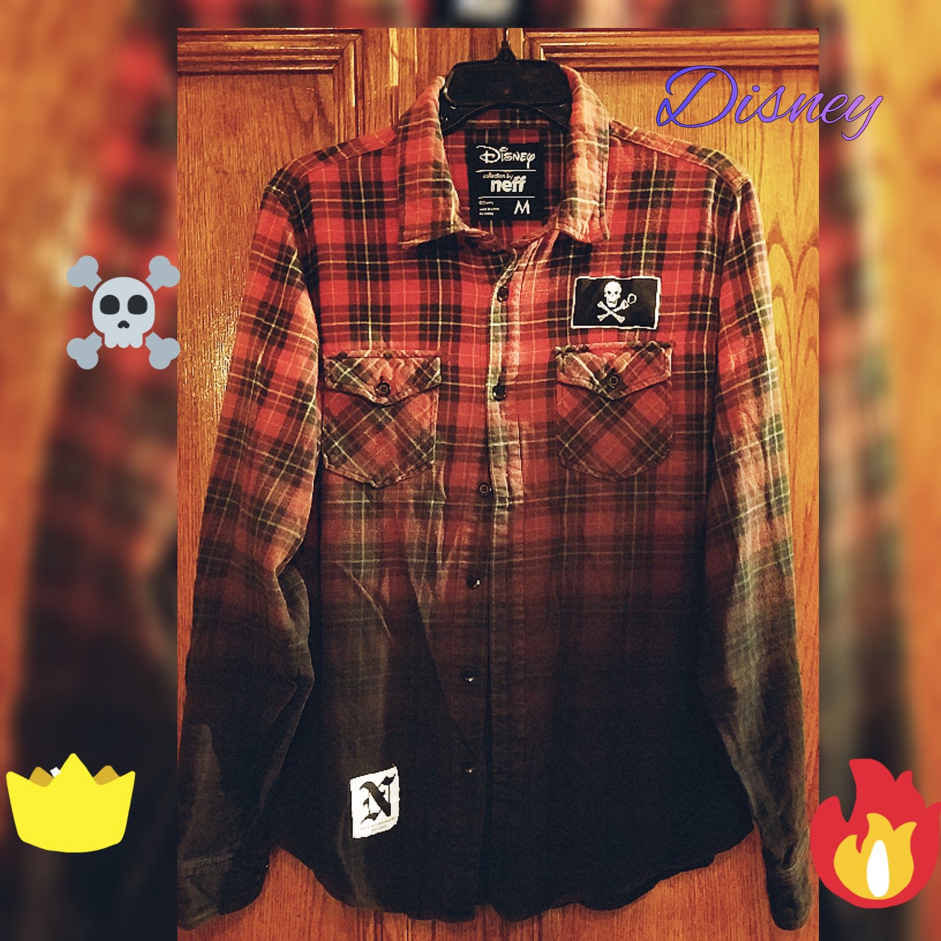 Disney Neff captain Hook Flannel