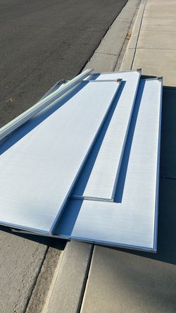 Three panel mirrored closet door