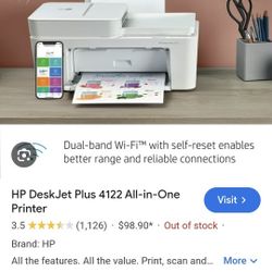 hp deskjet plus 4122 print