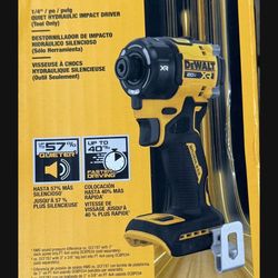 SPECIAL SALE ♨️OUR MOST POWERFUL Dewalt 20V MAX XR Brushless Cordless 1/4 in. Quiet Hydraulic Impact Driver (Tool-Only)