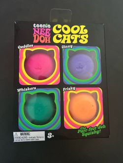 Needoh Cool Cats 4pk