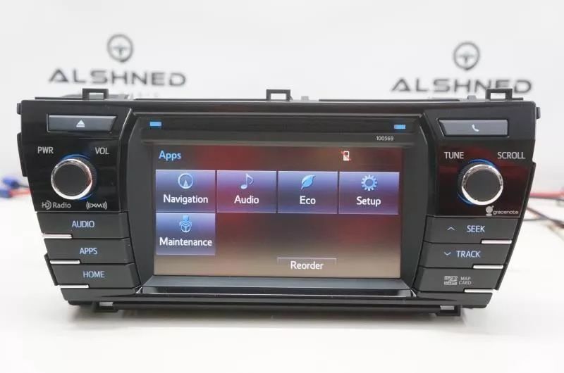 2014-16 Toyota Corolla Navigation Radio CD MP3 86100-02211 OEM 100569