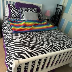 Full Size Sleigh Bed Frame 