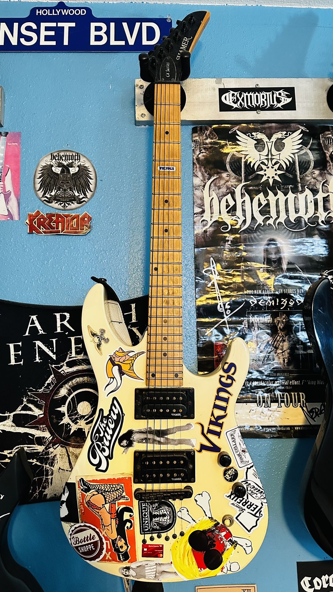 Hamer CX Series dual humbucker ELECTRIC GUITAR