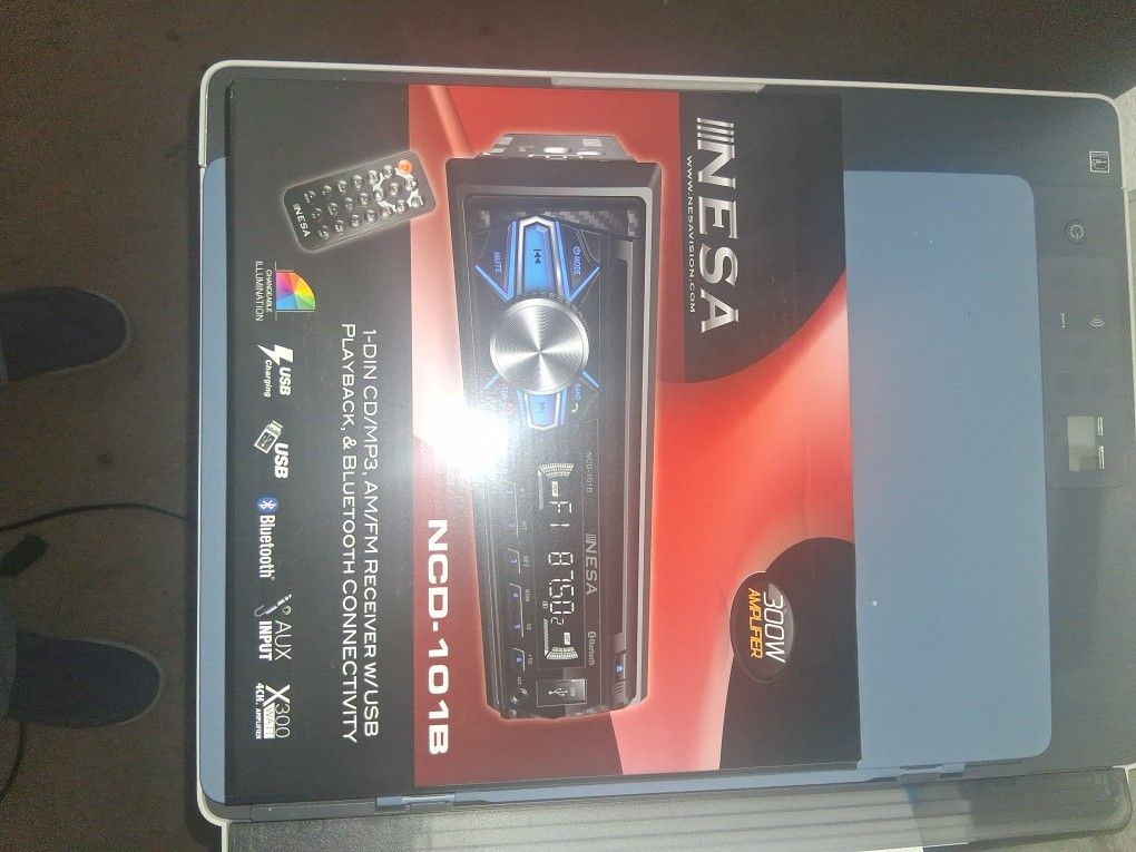 Nesa Bluetooth Car Stereo With Remote Control Brand New In The Box