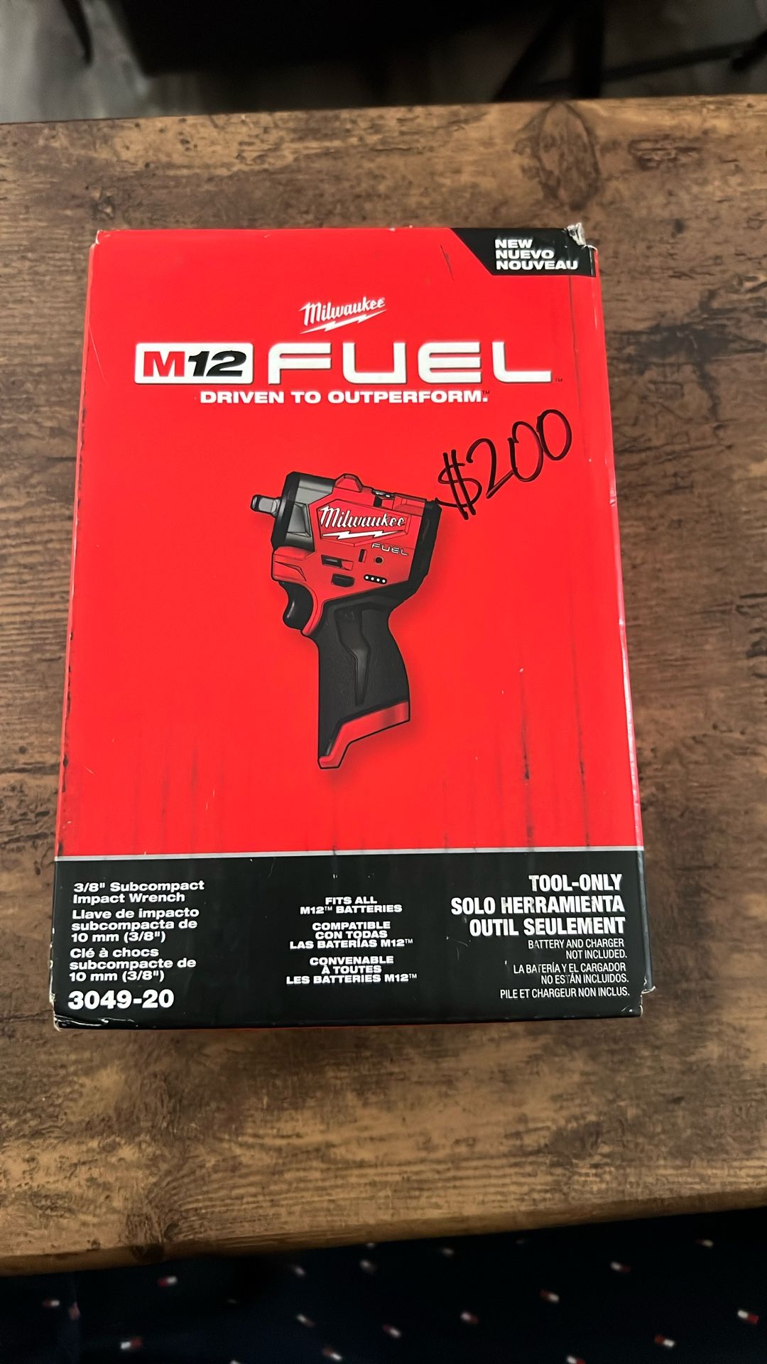 M12 3/8 Impact Wrench