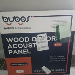 Bubos Acoustic Wood Paneling Set 6 Pack