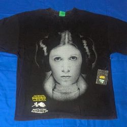 Civil Regime Star Wars Princess Leia Graphic Tee Black XL Limited Edition